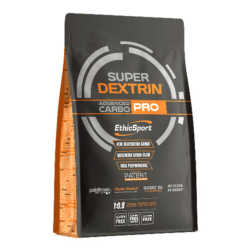EthicSport SUPER DEXTRIN PRO Carboidrati a rilascio differenziato 1:0:8 840g + scaldacollo omaggio