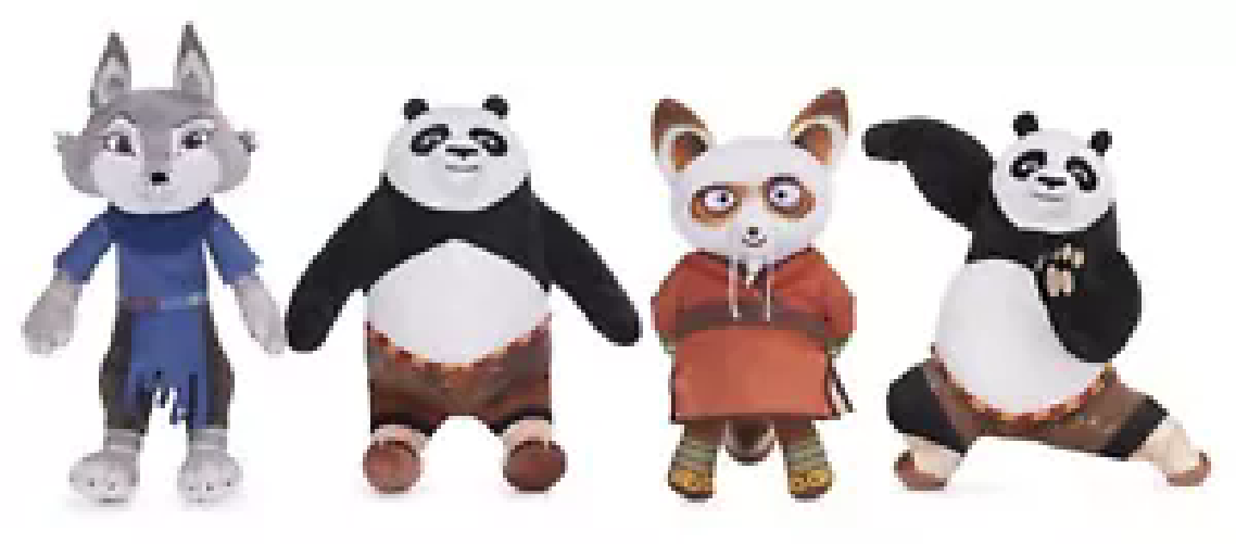 PTS KUNG FU PANDA 28 CM VENDITA UNITARIA SOGGETTO CASUAL