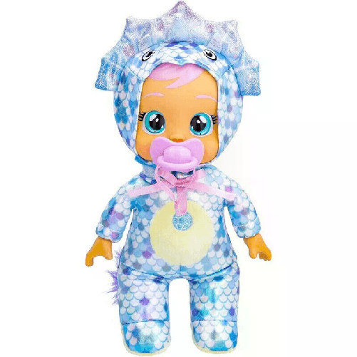 IMC TOYS CRY BABUES TINY CUDDELS DINO AZZURRO