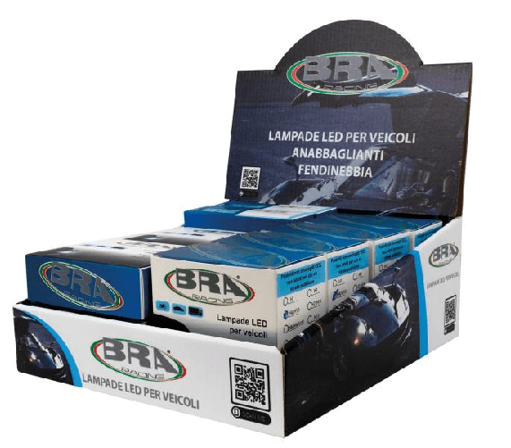 Espositore lampadine led OEM 6xH7 + 4xH4