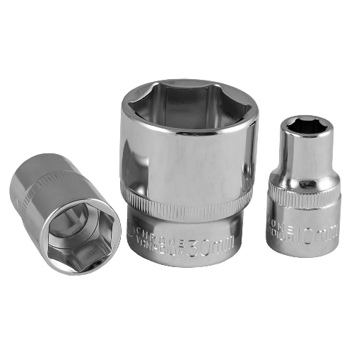 JBM 1/2" BUSSOLE HEX MINI DI 12MM CROMATA