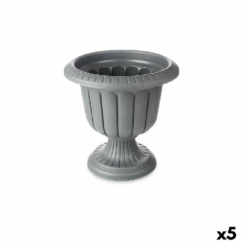 Vaso Ibergarden Antracite Plastica Calice 47,6 x 47 x 47,4 cm (5 Unità)