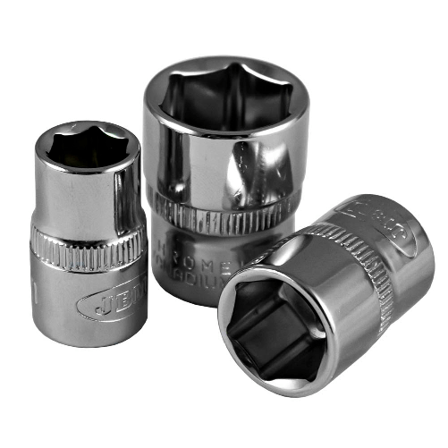 JBM 3/8" HEX BUSSOLE DI 18MM, CROMATA