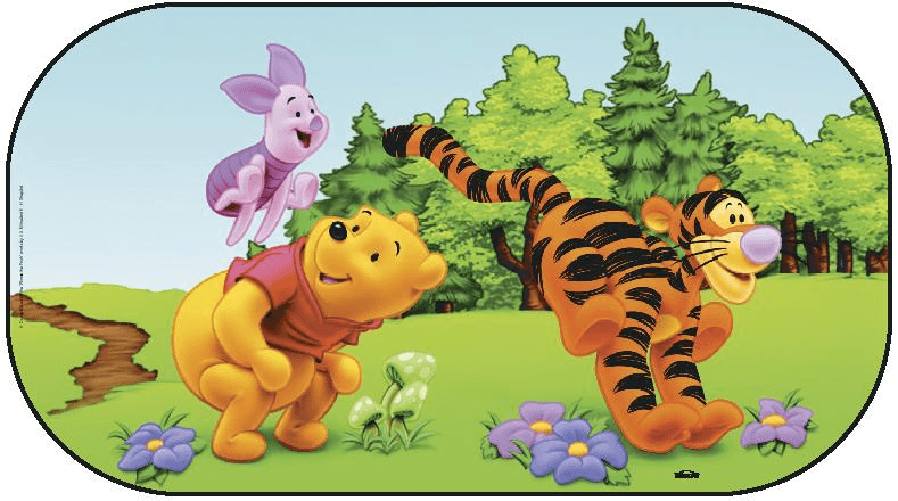 Disney Tendina parasole per lunotto Stopuvex Winnie the Pooh 80x35 cm