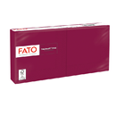 FATO 100 tovaglioli carta 25x25cm 2 Veli Bordeaux Fato