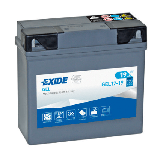 Exide Batteria 12V - Exide Bike GEL - 19 Ah - 170 A
