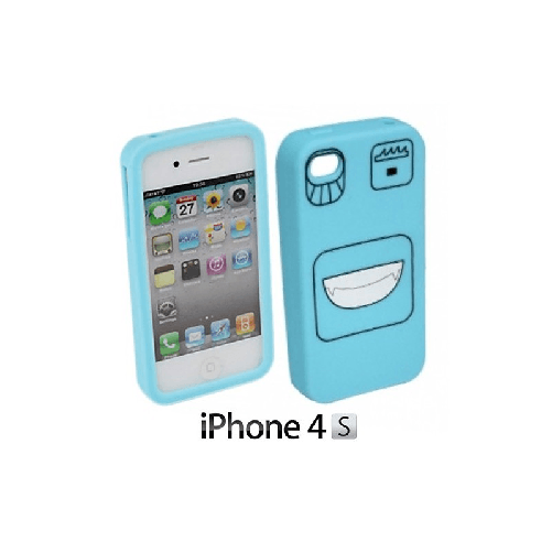 BigBuy Tech Custodia in silicone per iPhone 4/4S con emoticons Gadgets and Gifts