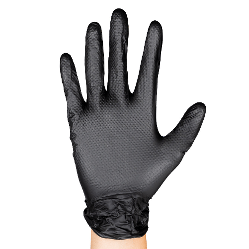 JBM SCATOLA DA 100 PZ GUANTI NITRILE T:XL 7,0MIL (90 UNITÀ) DIAMANTATI