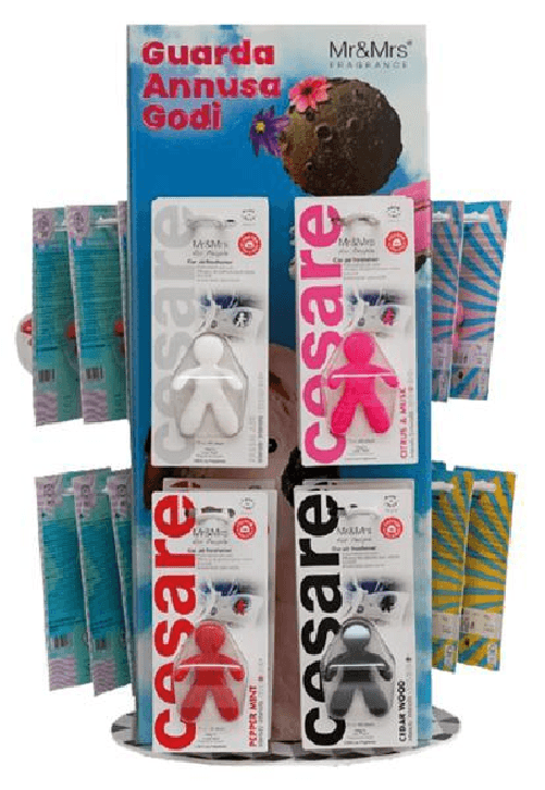 Joy Fragrances Espositore da banco rotante vuoto per 72 deodoranti Joy