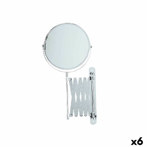 Berilo Specchio Ingranditore Berilo B1613 - 345 Metallo Estensibile Ø 17 cm (6 Unità)