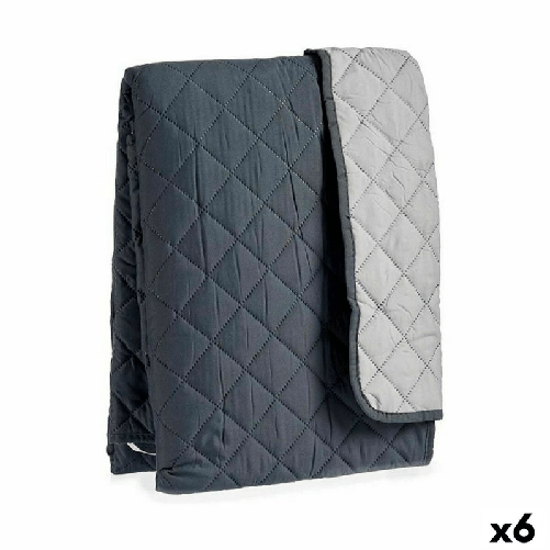 Copridivano Gift Decor Grigio Grigio scuro 290 x 200 x 0,5 cm Trapunta (6 Unità)