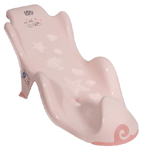 Bibo Sedile da bagno per bambini Aqua Grand rosa