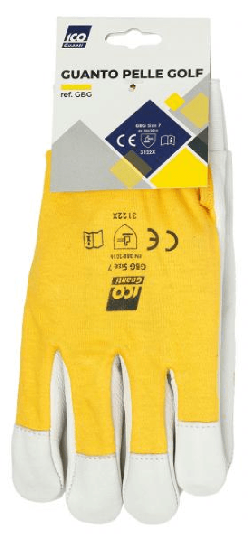Ico Coppia guanti pelle golf taglia M/7
