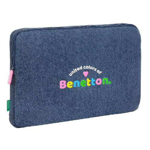 Benetton Custodia per Portatile Benetton Denim Azzurro 15,6'' 39,5 x 27,5 x 3,5 cm