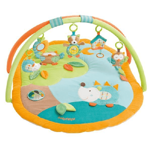 Fehn 071559 palestra per bambino e tappeto di gioco Multicolore Tappetino da gioco per bambino Fehn Palestrina 3D scomponibile Foresta
