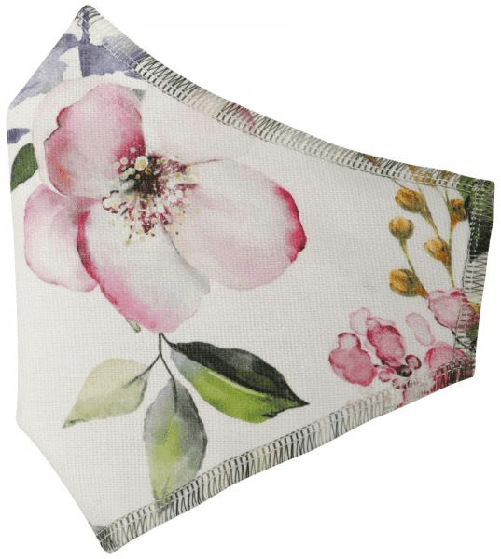 Cora Manufacturing Cora M4PZ-09 Mascherina adulto fantasia fiori