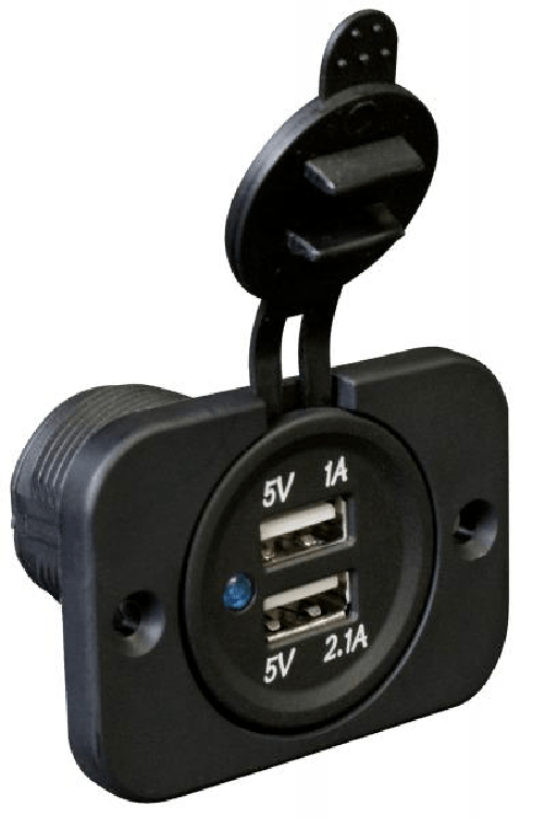 Cora Doppia presa USB da incasso 5V/1A - 5V/2.1A