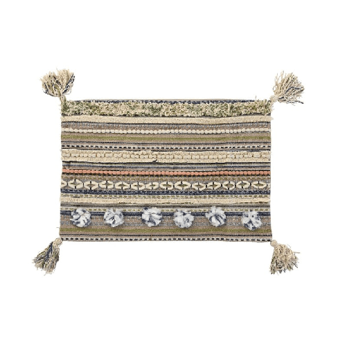 DKD Home Decor Fodera per cuscino DKD Home Decor 60 x 1 x 40 cm Multicolore Frange