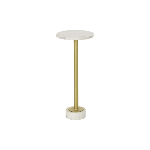 DKD Home Decor Tavolo aggiuntivo DKD Home Decor Dorato Metallo Marmo 27 x 27 x 62 cm
