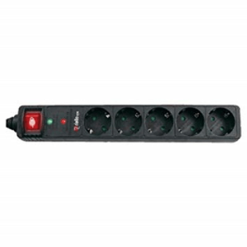 Riello Multipresa 5 Prese con Interruttore Riello THUNDER 5002 Nero