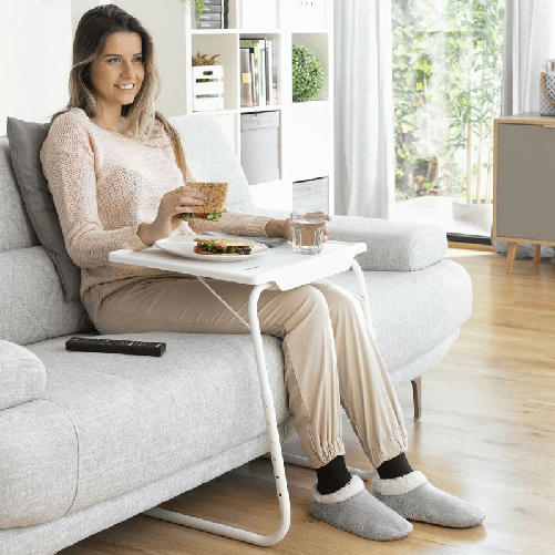 InnovaGoods Tavolino Pieghevole Aggiuntivo Multiposizione Foldy Table InnovaGoods