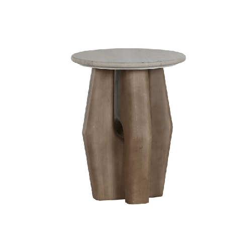 Home ESPRIT Tavolo aggiuntivo Home ESPRIT Legno Marmo 40 x 40 x 51 cm