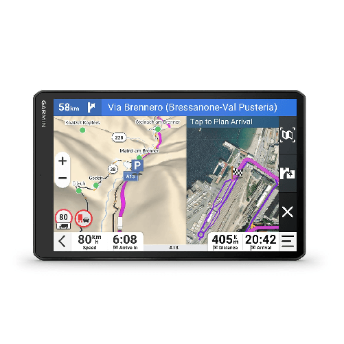 Garmin dēzl LGV720 navigatore Fisso 17,6 cm (6.95") TFT Touch screen 242 g Nero Garmin dēzl LGV720 - GPS per Autocarri con Display da 7''