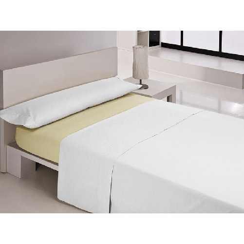 Happy Home Lenzuolo con angoli aderenti Happy Home MIX COLORS Giallo Osimano 180 x 200 + 30 cm