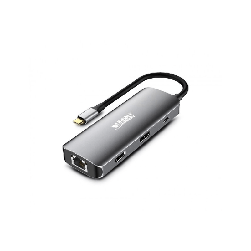 Urban Factory MHC55UF replicatore di porte e docking station per laptop Cablato USB 3.2 Gen 1 (3.1 Gen 1) Type-C Grigio Urban Factory Hub USB-C Urban