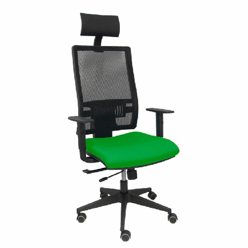 P&C Sedia Ufficio con Poggiatesta P&C B10CRPC Verde
