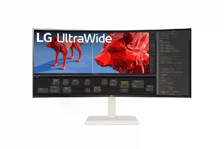 Lg Monitor Curvo 375 Led Ips 144Hz 21:9 3840 X 1600 1Ms 450 Cdm Reg Altezza Usb-C Dock Dp/Hdmi