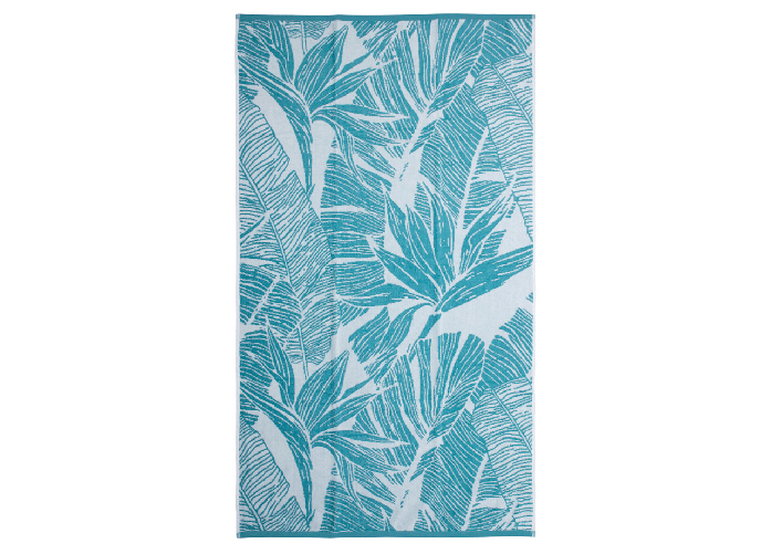 BIANCHERIAWEB Telo Mare Jacquard Spugna Asciugamano Spiaggia Disegno Tropical