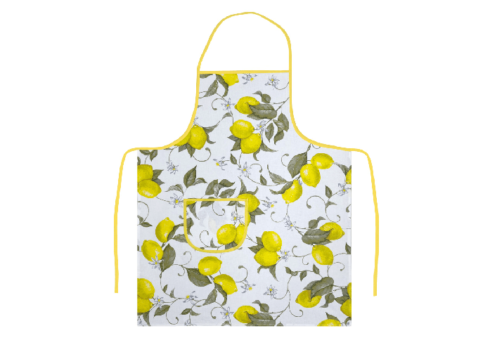 BIANCHERIAWEB Pack 2 Pezzi Grembiule Alto Pettorina Cucina Chef Casa Con Tasche Cedro