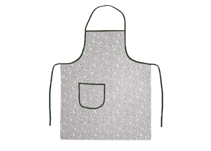 BIANCHERIAWEB Pack 2 Pezzi Grembiule Alto Pettorina Cucina Chef Casa Con Tasche Margheritine