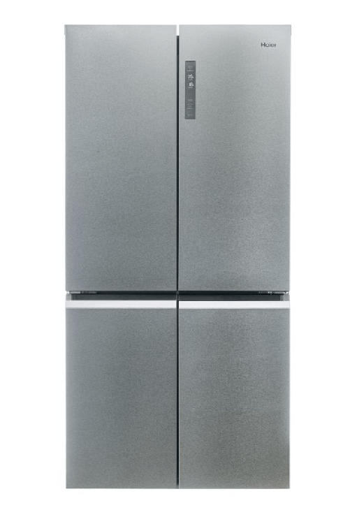 Haier cube 90 serie 5 hcr5919enmm frigorifero 4 porte libera installazione 643 l e platino, acciaio inox