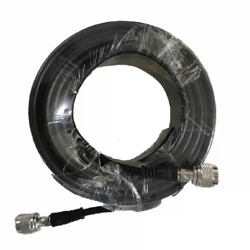 Saristore Cavo Coassiale 50 Ohm 20 Metri Connettori F N / Maschio GSM UMTS 3G 4G LTE 5G