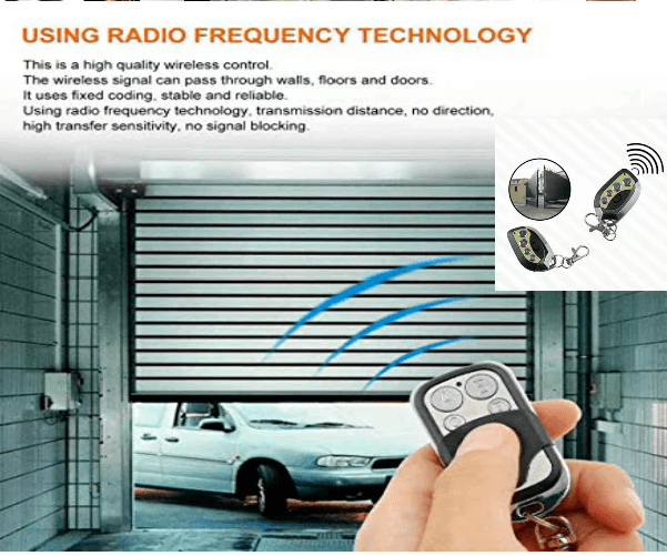 Meiq 2 Telecomando Universale 4 Canali ABCD Cancello Automatico 433,92 MHZ