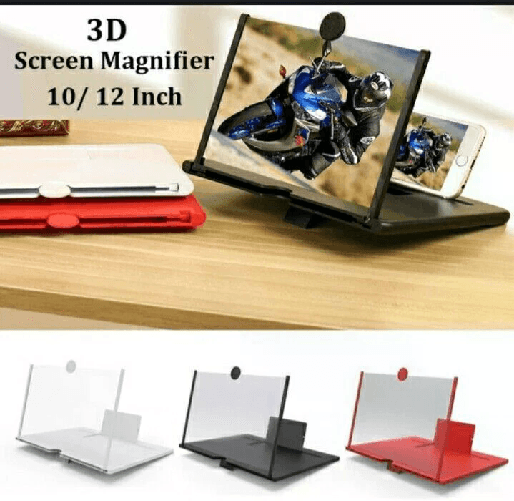 YIFA Schermo 3D Ingrandimento 10" per Smartphone Pieghevole, Portatile, Alta Qualità
