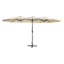 Camillo Rigamonti srl  CRO Ombrellone in acciaio e poliestere 180gr - palo diam.48mm - con stecche in acciaio 12x18mm