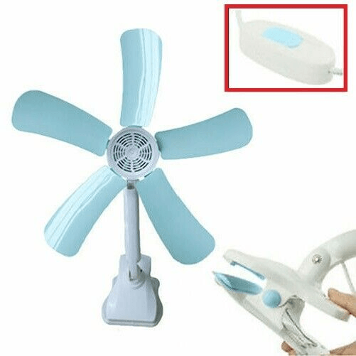 SHOPPING IN RETE VENTILATORE PINZA DOPPIO SNODO 5 PALE DA SCRIVANIA TAVOLO CASA UFFICIO
