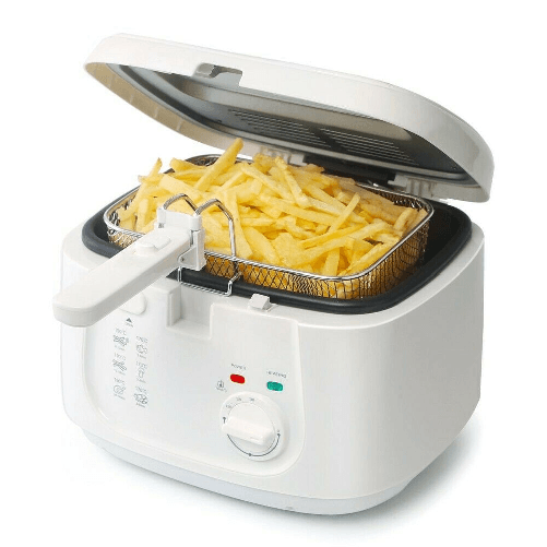 SHOPPING IN RETE FRIGGITRICE ELETTRICA 2 LITRI 1300W CESTELLO ACCIAIO REGOLAZIONE TEMPERATURA