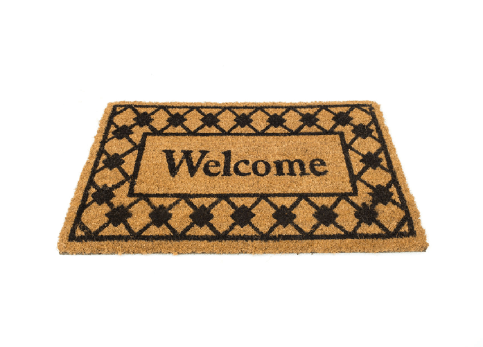 BIANCHERIAWEB Zerbino Cocco Ingresso Casa Esterno Antiscivolo Fortuna Flat Welcome Rombi