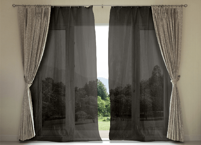 BIANCHERIAWEB Tenda Zanzariera Per Porta E Finestre Anti Insetti Zanzare Tinta Unita Antracite Protezione Mosche
