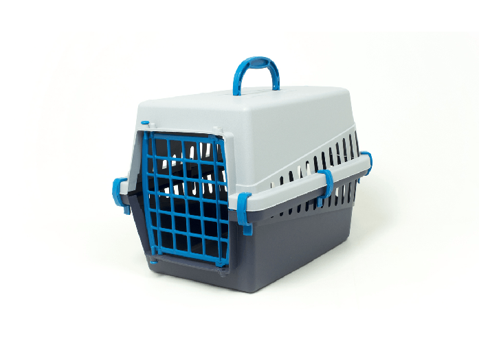 BIANCHERIAWEB Trasportino Pet Animali Domestici Modello Otto Colore Azzurro