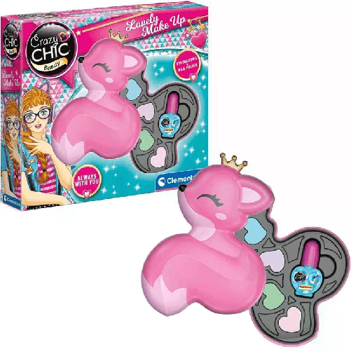 Clementoni Trousse Trucchi Bambina Crazy Chic Lovely Make Up: Fox 18795