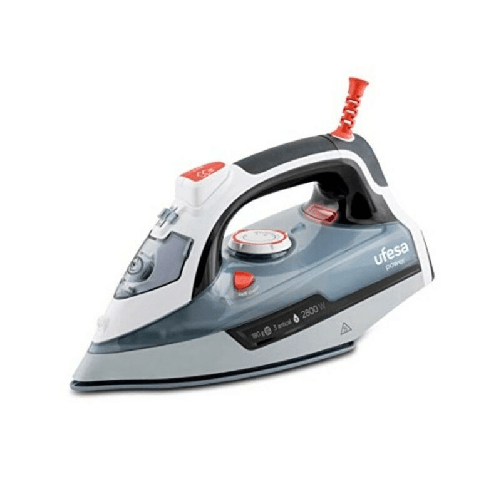 Ufesa PV3285 ferro da stiro Ferro da stiro a secco e a vapore Piastra in Ceramica 2800 W Nero, Grigio, Bianco UFESA Ferro da Stiro a Vapore UFESA PV32