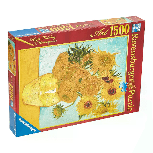 Ravensburger Puzzle Quadri Famosi Museum Van Gogh Vaso con Girasoli