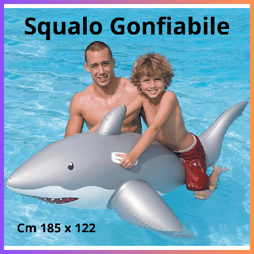 Bestway Squalo gonfiabili per bambini gonfiabile piscina giochi mare salvagente estate