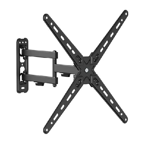 Cromad Soporte de Pared con Brazo Articulado para TV de 13-55 - Giratorio Inclinable y Doble Extension