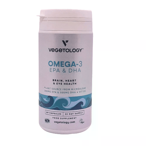 Scen Opti3 Omega3 da alghe vegetali, senza retrogusto, 300mg EPA, 500mg DHA e 200 UI di Vitamina D3